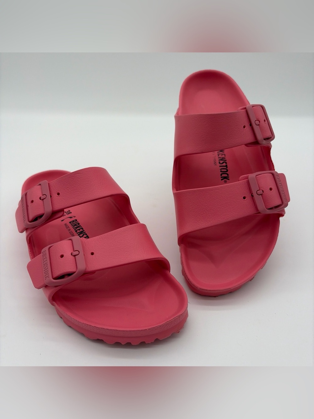 BIRKENSTOCK Arizona Essentials EVA Watermelon/Pink Slides Summer Beach